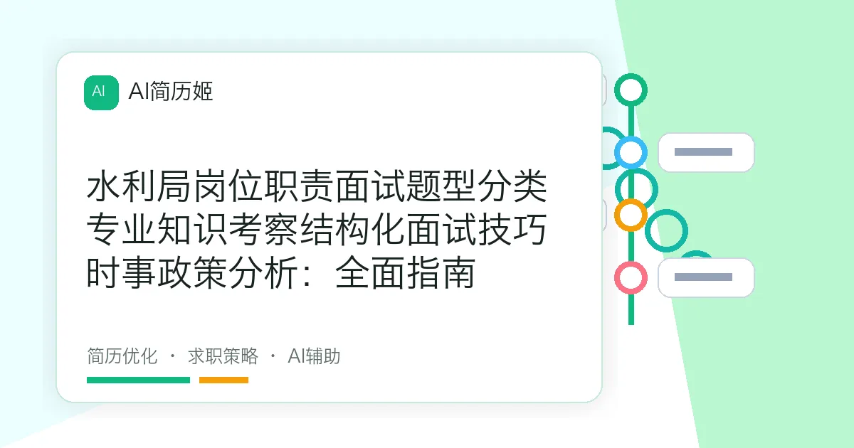 水利局岗位职责面试题型分类专业知识考察结构化面试技巧时事政策分析：全面指南