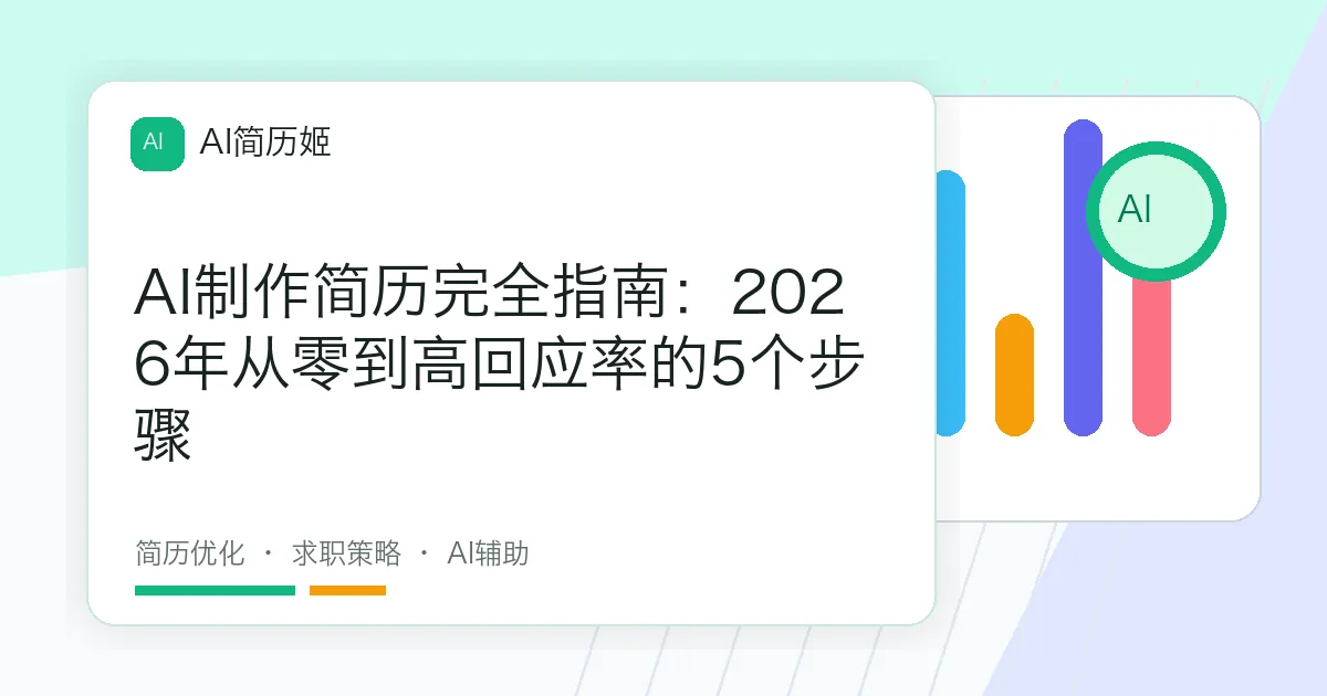 AI制作简历完全指南：2026年从零到高回应率的5个步骤