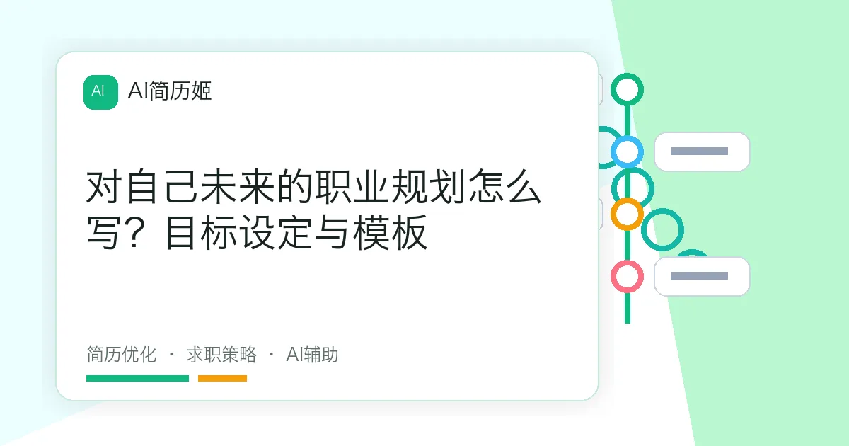 对自己未来的职业规划怎么写？目标设定与模板