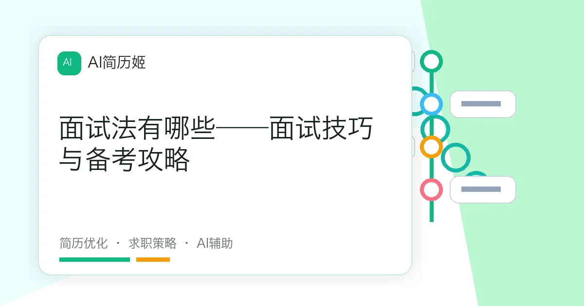 面试法有哪些——面试技巧与备考攻略
